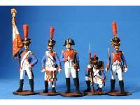 Набор оловянных солдатиков "Наполеон 1812г"
