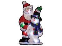 Световое панно Дед мороз и снеговик