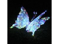 Объемная светодиодная фигура Бабочка, 82х52 см, 48 Вт, 360 диодов, многоцветный